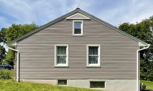 Siding weathered